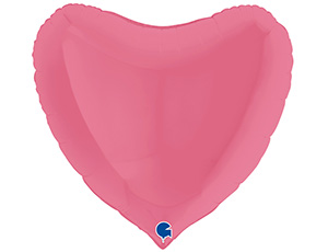 Grabo (36" -92см) СЕРДЦЕ  Пастель Bubble Gum, 1 шт