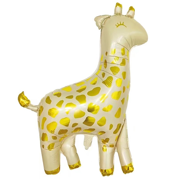 Falali (45''/114 см) Фигура, Жираф, Бежевый/Золото, 1 шт. в уп.
