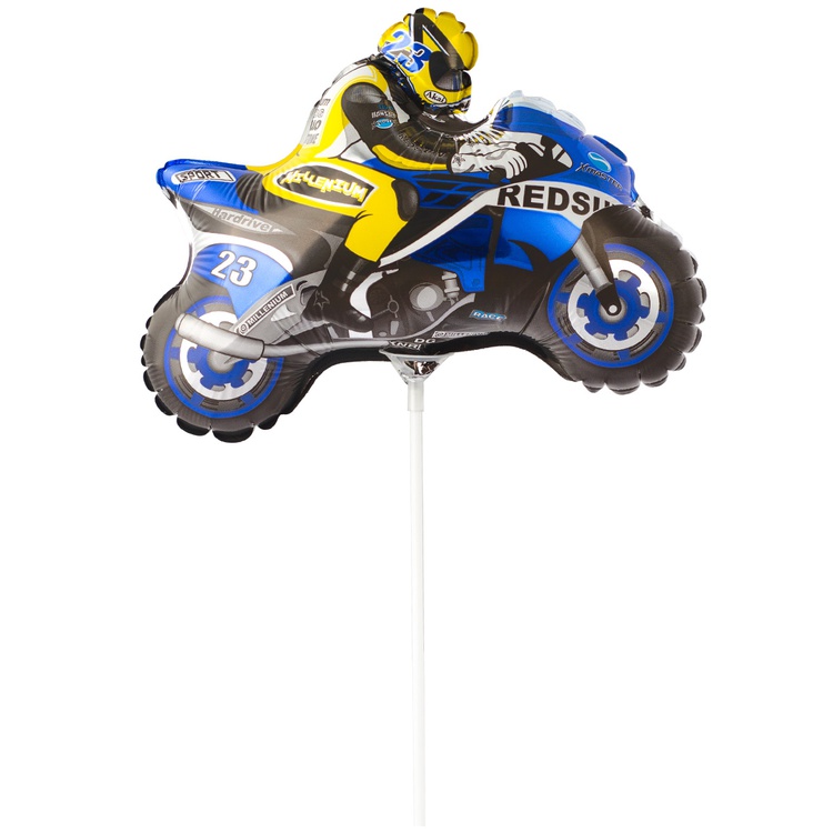 FlexMetal (14" -36см) м/ф Мотоциклист синий, 5 шт/уп