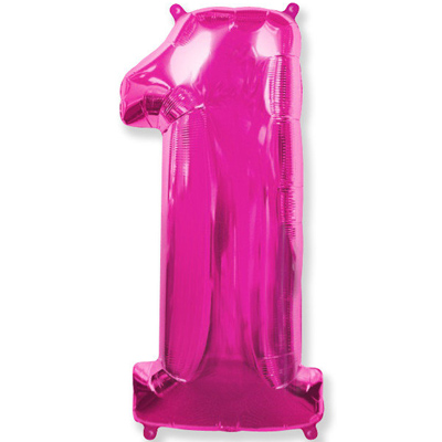 FlexMetal ЦИФРА 1 Fuchsia, 1 шт