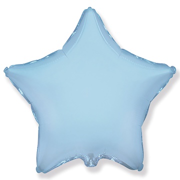 FlexMetal (9" -23см) ЗВЕЗДА Пастель Blue, 5 шт/уп