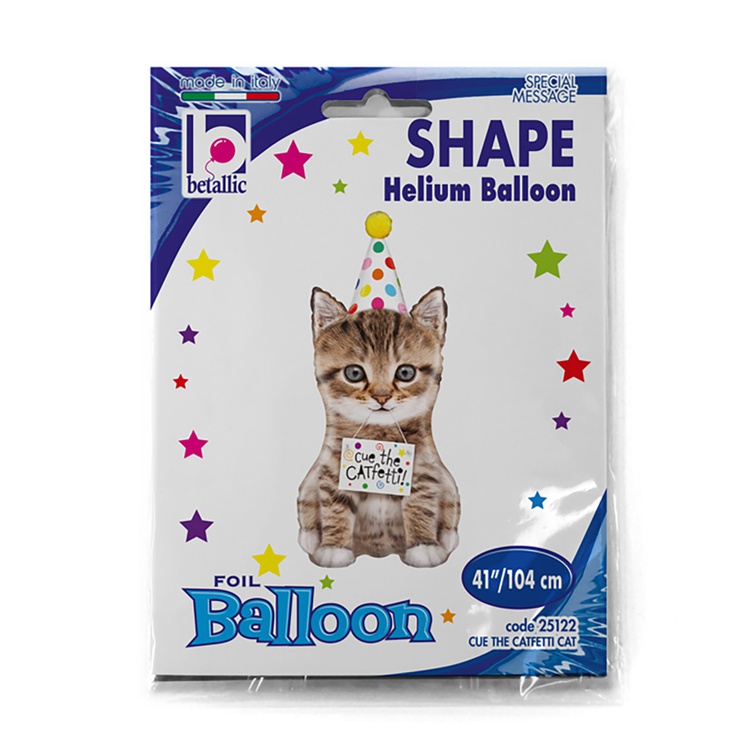 Betallic (41" -105см) Котёнок в колпаке, 1 шт/уп