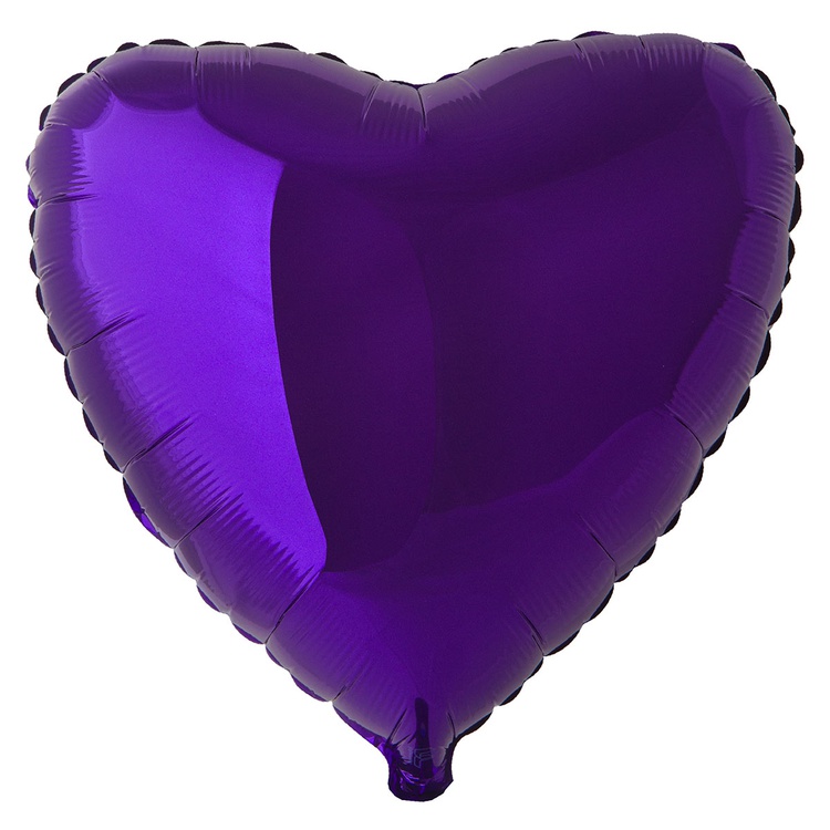 FlexMetal (32" -82см) СЕРДЦЕ Металлик Violet(FM), 1 шт