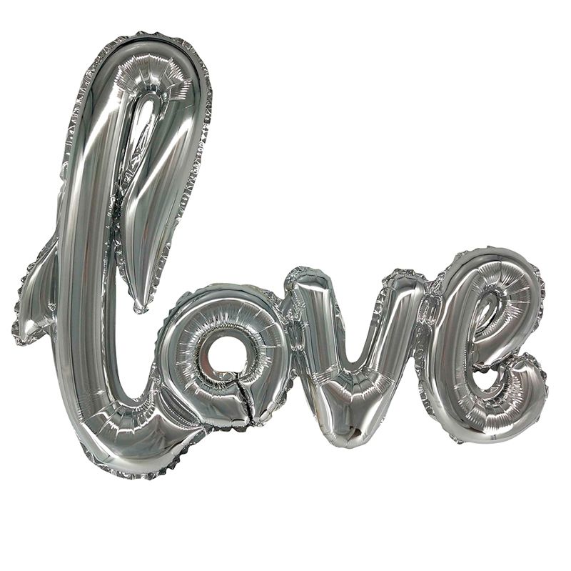 Китай Фигура LOVE 32" серебро