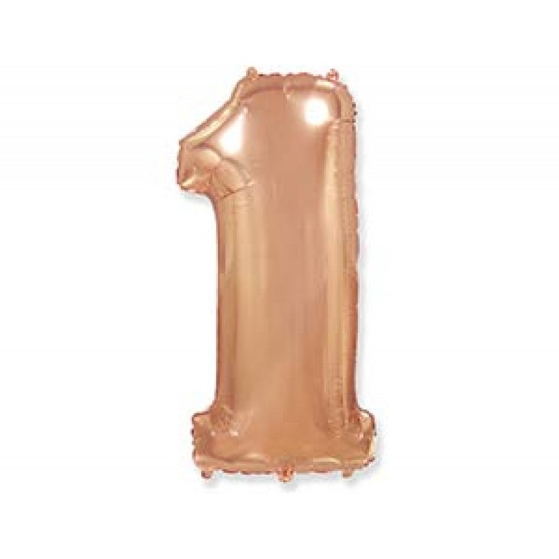 FlexMetal ЦИФРА 1 Rose Gold, 1 шт