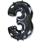 FlexMetal ЦИФРА 3 40" Black, 1 шт