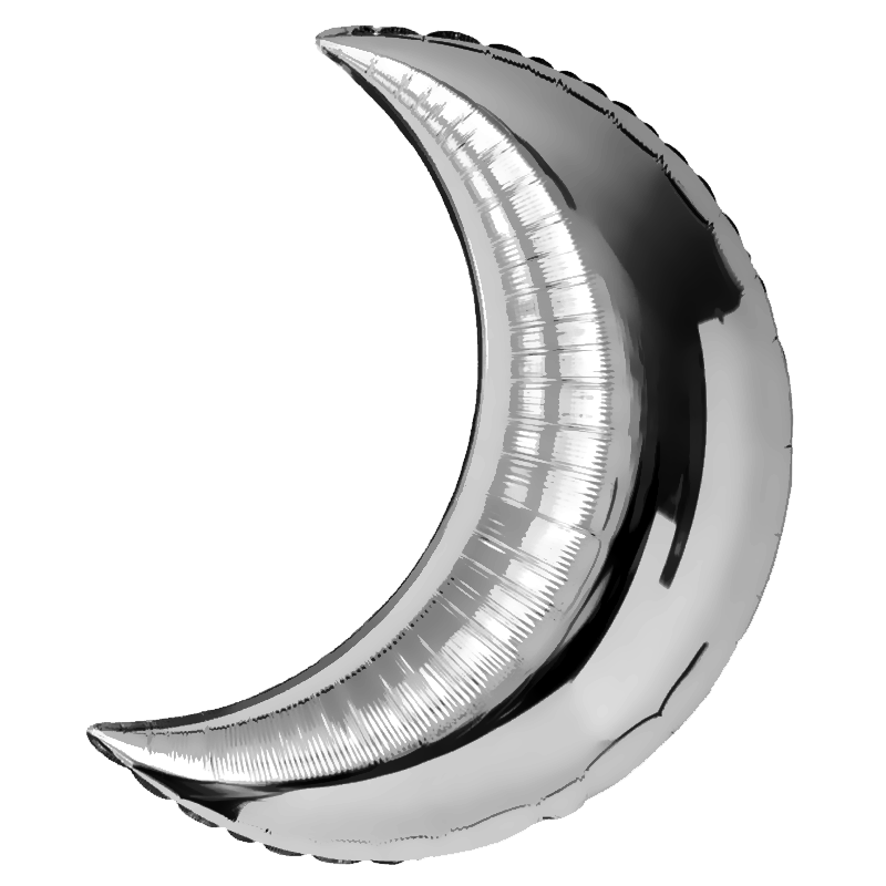 FlexMetal (36" -92см) Месяц Металлик Silver 1 шт