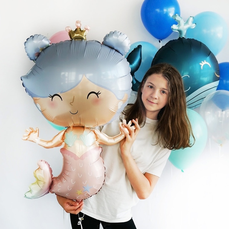 Grabo (33" -84см) Русалка в короне, 1 шт/уп