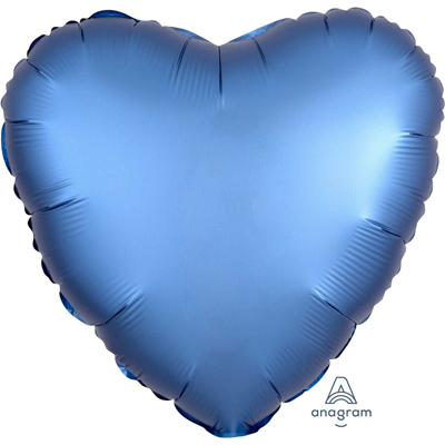 Anagram (18" -46см) СЕРДЦЕ Сатин Azure