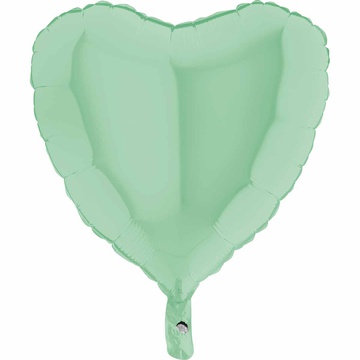Grabo (18" -46см) СЕРДЦЕ  Пастель Matte Green