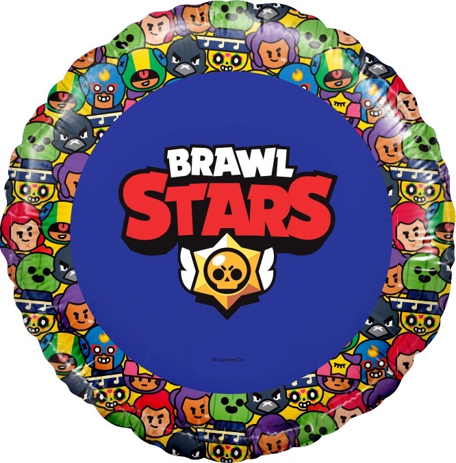 Agura (18''/46 см) Brawl Stars, Звездные бойцы Синий, в упак.,1 шт