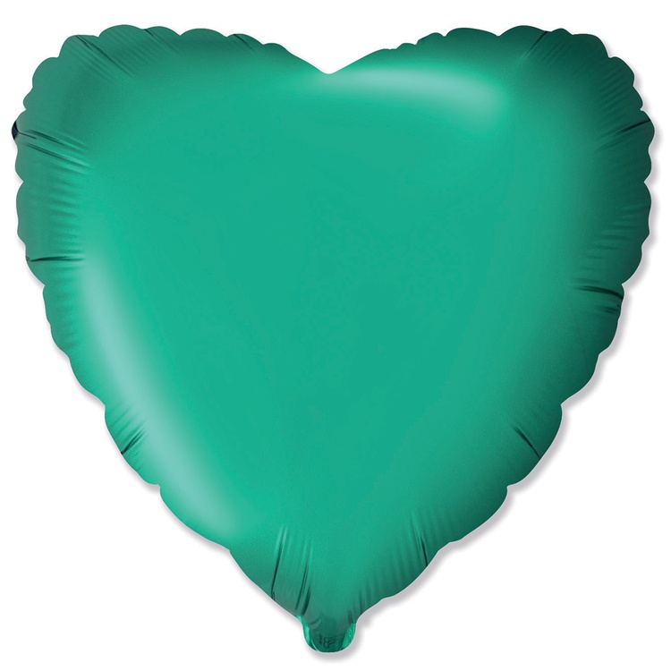 FlexMetal (18" -46см) СЕРДЦЕ Сатин Green