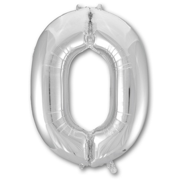 К ЦИФРА 0 40" Silver, 1 шт