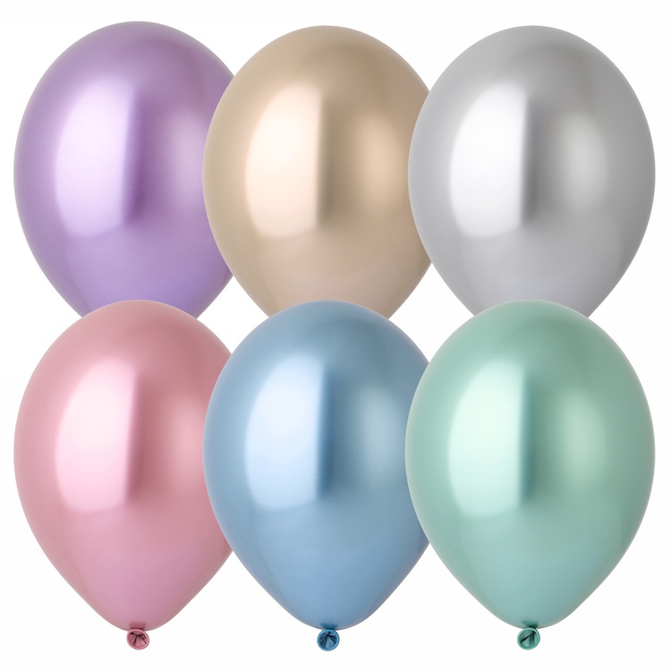 Belbal 14" Хром Glossy ассорти, 50 шт