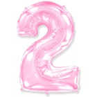 FlexMetal ЦИФРА 2 40" Pink, 1 шт