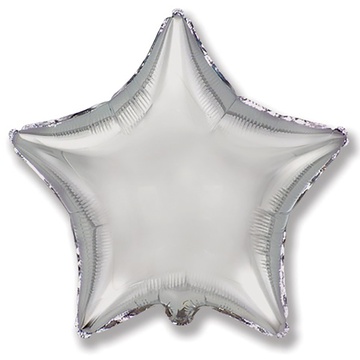 FlexMetal (18" -46см) ЗВЕЗДА Металлик Silver