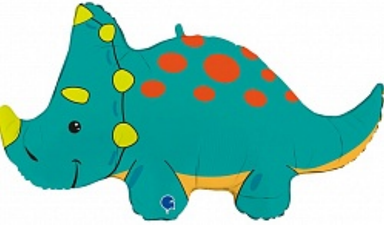 Grabo (36'' -92см) Динозавр Трицератопс, 1 шт
