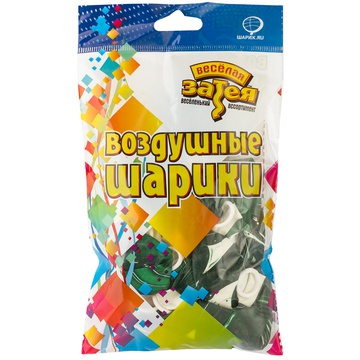 Веселая Затея (12"/30 см) Хром Light Green, 25 шт