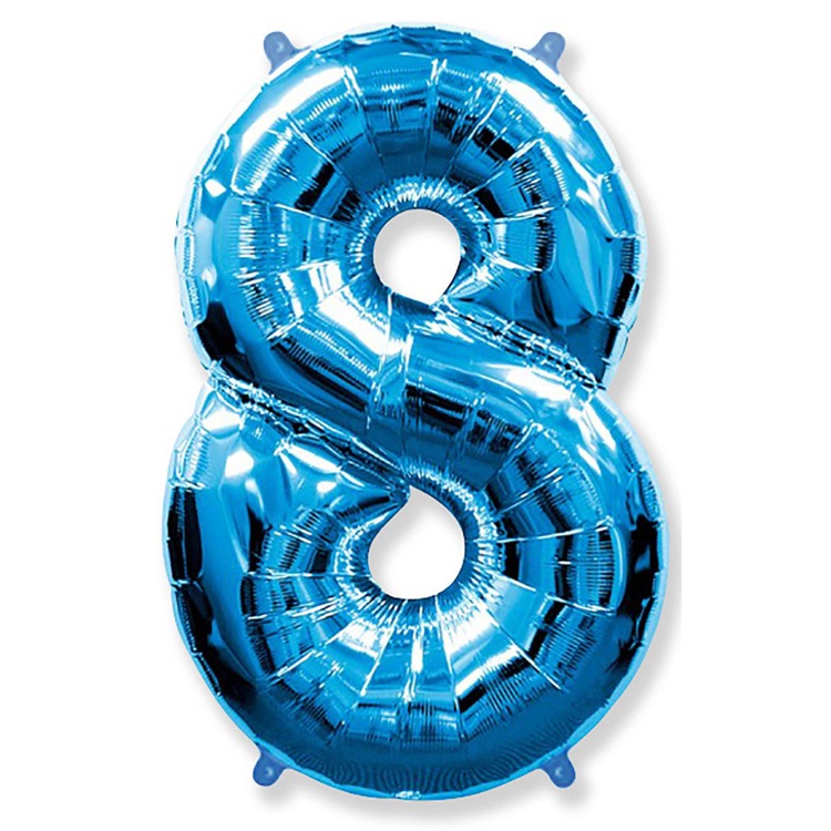 FlexMetal ЦИФРА 8  Blue,1 шт
