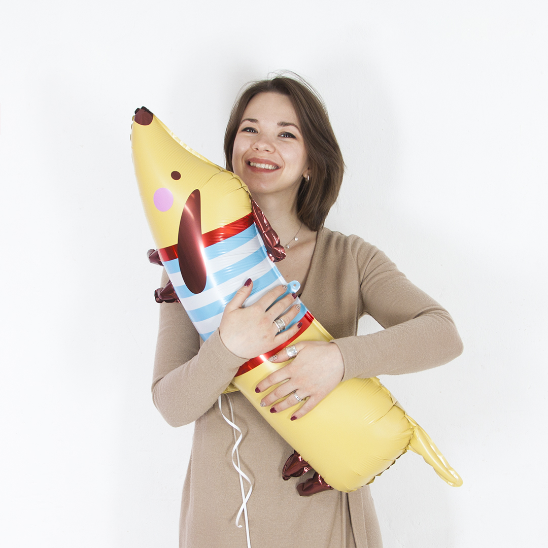 Falali (35" -90см) Таксик в свитере, 1 шт.
