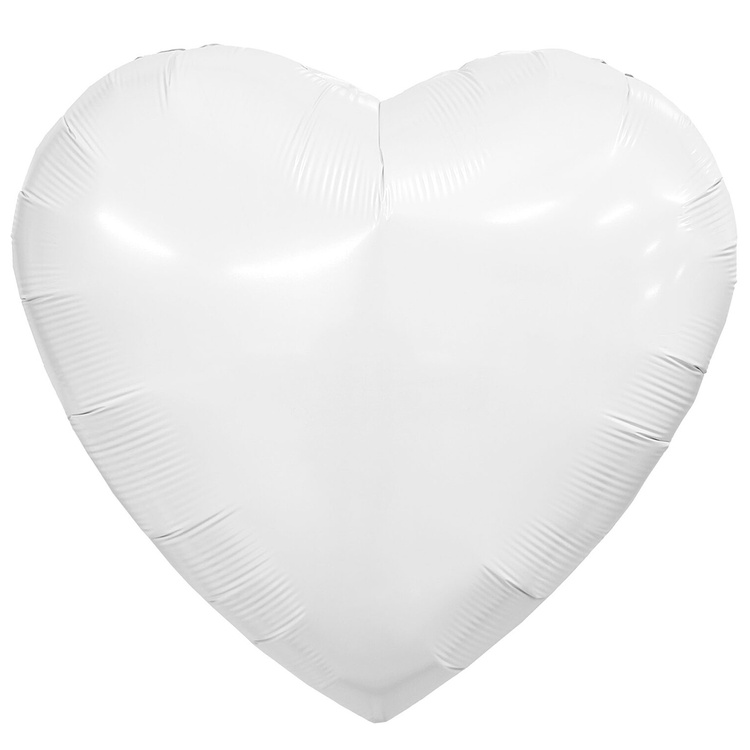 Agura (36" -92см) СЕРДЦЕ Пастель White, 1 шт/уп