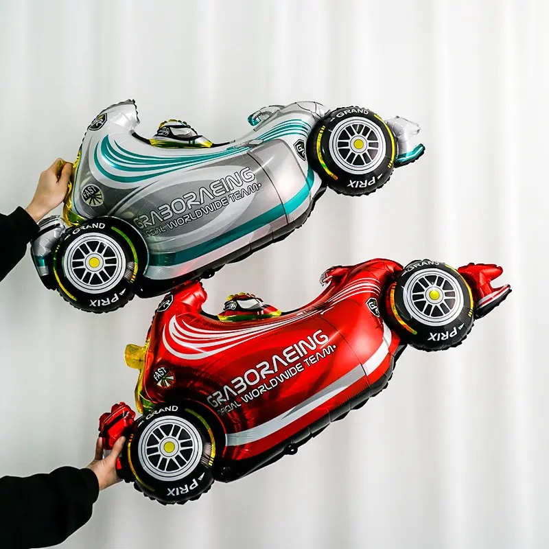 Falali (43" -110см) Фигура, Гоночный автомобиль, Формула 1, Красный, 1 шт/уп.