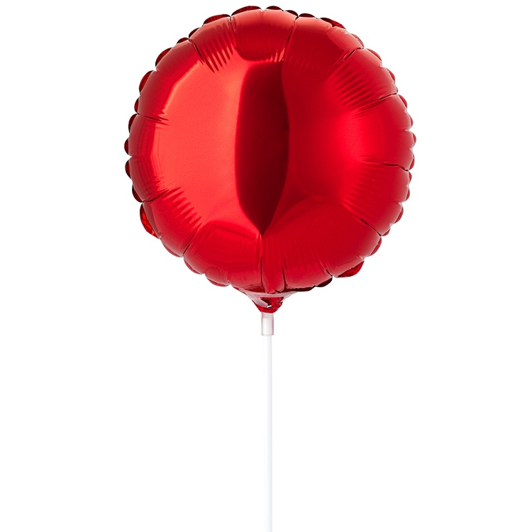 FlexMetal (9" -23см) КРУГ Металлик Red, 5 шт/уп