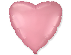 FlexMetal (18" -46см) СЕРДЦЕ Сатин Pink