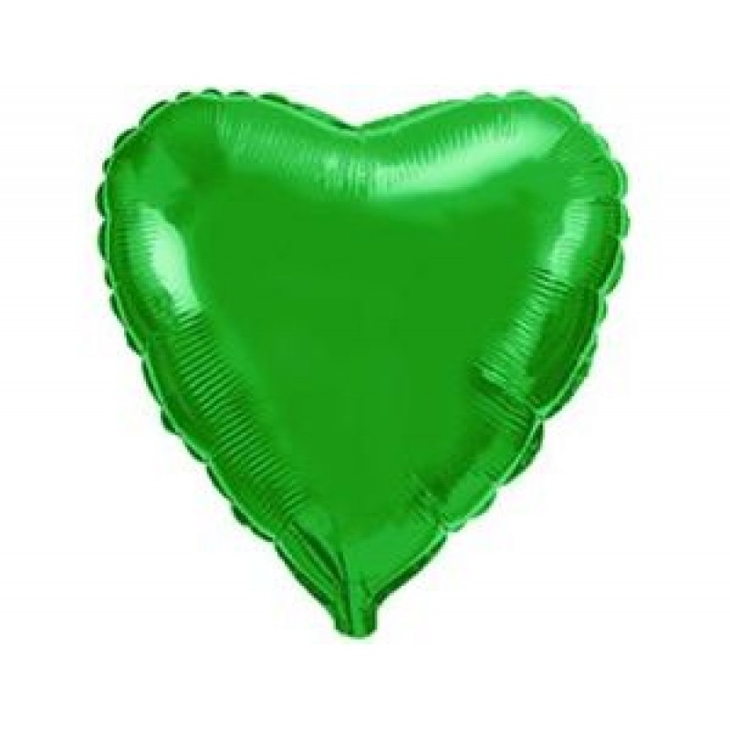 FlexMetal (18" -46см) СЕРДЦЕ Металлик Green