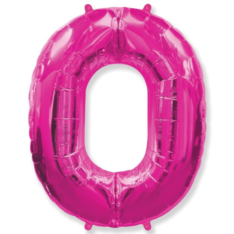 FlexMetal ЦИФРА 0 Fuchsia, 1 шт