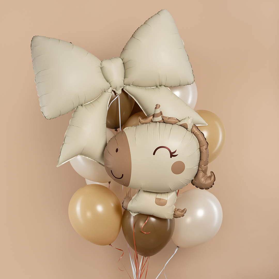 Falali (31" -79см) Милый единорог, Бежевый, Сатин, 1 шт