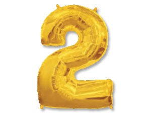 FlexMetal ЦИФРА 2 Gold, 1 шт