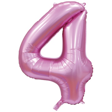 Китай ЦИФРА 4 40" Сатин Pink, 1 шт