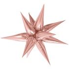 Agura 3D ЗВЕЗДА 41" Составная Rose Gold, 1 шт