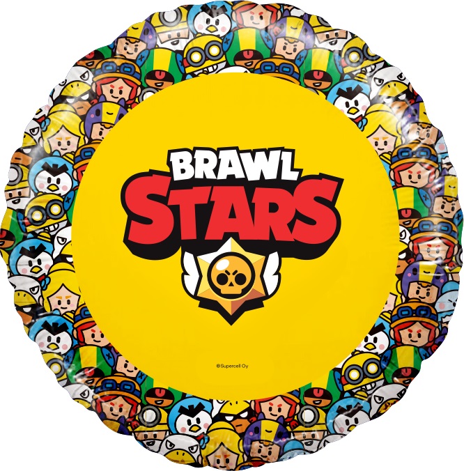 Agura (18" -46см)  Brawl Stars, Герои, Желтый, 1 шт/уп