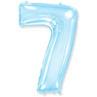 FlexMetal ЦИФРА 7 40" Pastel Blue, 1 шт