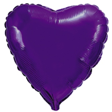 FlexMetal (18" -46см) СЕРДЦЕ Металлик Violet