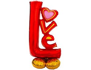 Anagram (59"/150см) ФИГУРА/P70 AIR LOVE красная, 1 шт