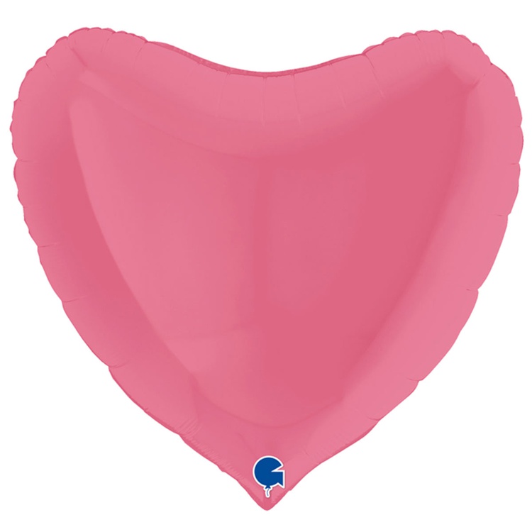 Grabo (36" -92см) СЕРДЦЕ  Пастель Bubble Gum, 1 шт