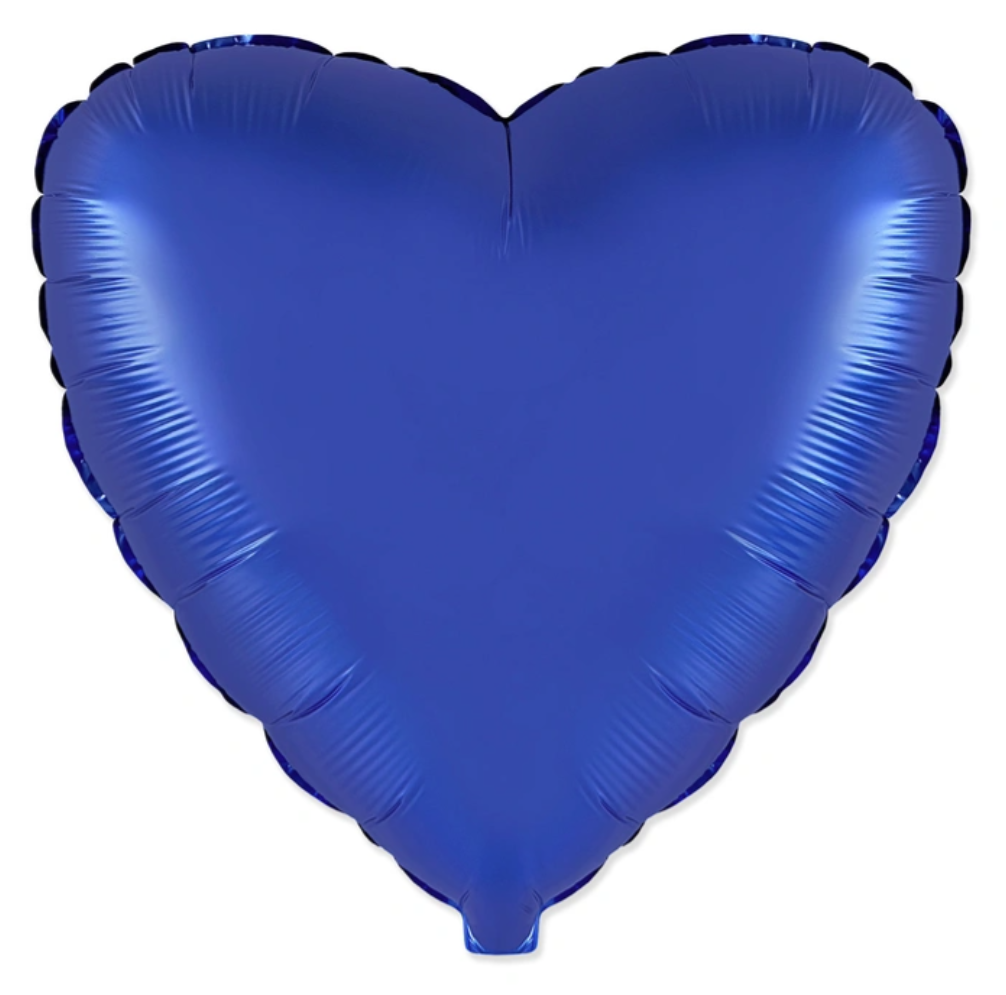 FlexMetal Ф Б/РИС 18" СЕРДЦЕ Cobalt Blue