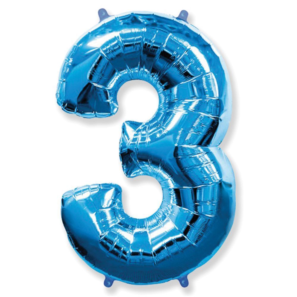 FlexMetal ЦИФРА 3 Blue, 1 шт