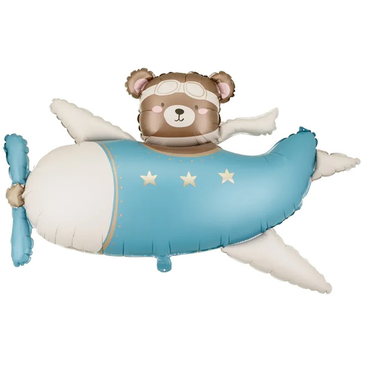 ПД ФИГУРА Мишка в самолете Light Blue