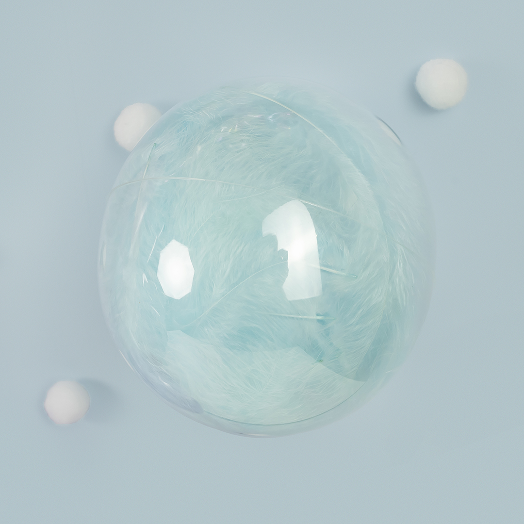 Falali (5" -13см) Микро-Deco Bubble, Прозрачный, Кристалл, 10 шт/уп.