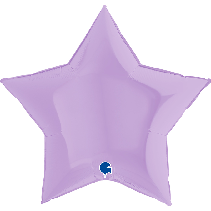 Grabo (36" -92см) ЗВЕЗДА  Пастель Matte Lilac, 1 шт/уп