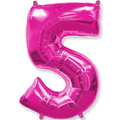 FlexMetal ЦИФРА 5 Fuchsia, 1 шт