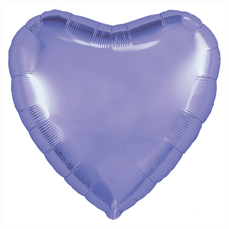 Agura (30" -76см) СЕРДЦЕ  Пастель Lavender, 1 шт/уп