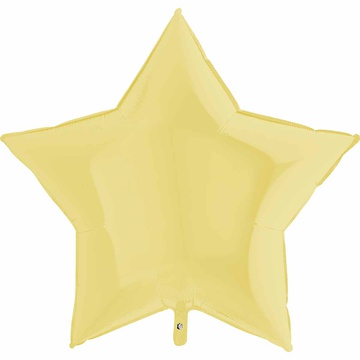 Grabo (36" -92см) ЗВЕЗДА  Пастель Matte Yellow, 1 шт