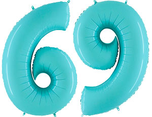 Grabo ЦИФРА 6/9 40" Пастель Blue, 1 шт