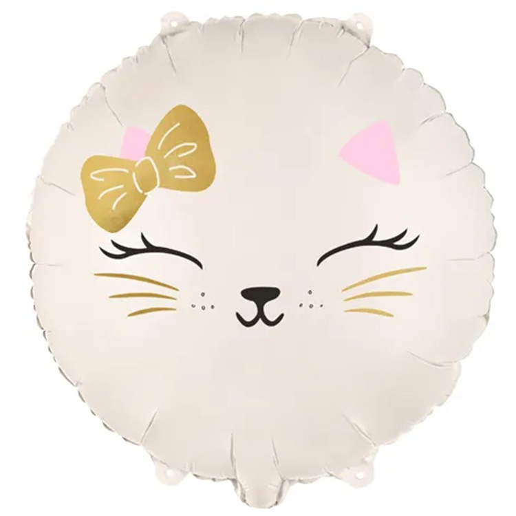 ПД (18" -46см) Киска с бантиком White, 1 шт/уп