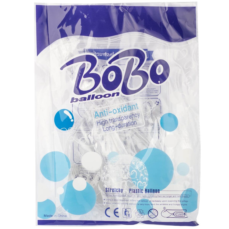 Веселая Затея (18" -46см) BUBBLE BOBO СФЕРА б/рис 10 шт